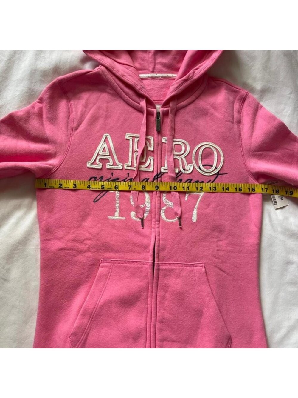 Aeropostale pink zip up hoodie - Picture 5 of 8